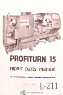 Lodge & Shipley-Lodge Shipley Profiturn 15 Engine Lathe Repair Parts Manual-Profiturn 15-01